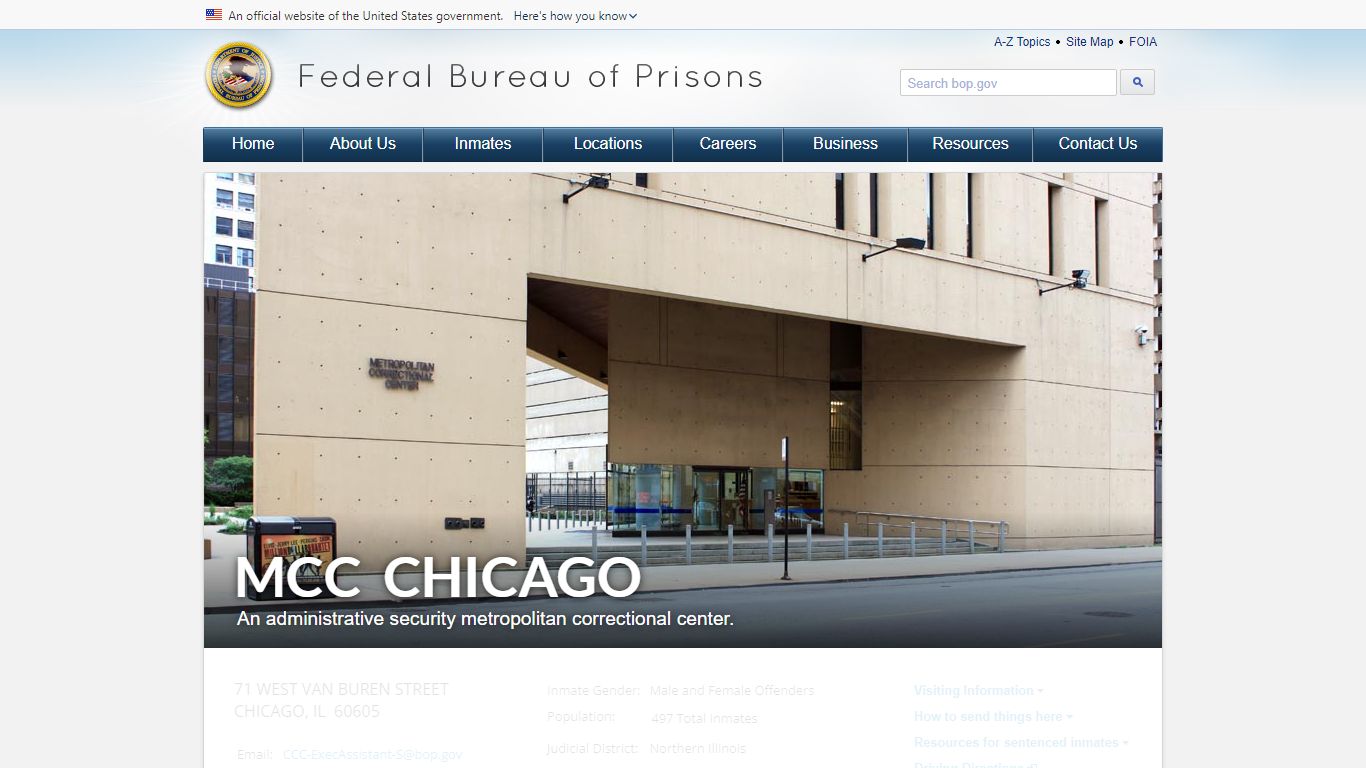 MCC Chicago - BOP